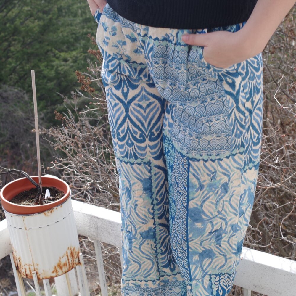 Brand New Linen Blend Ladies Pants - Picture 3 of 7